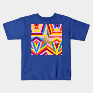 Bright Rainbow Stars Kids T-Shirt